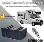 Aire acondicionado para vehículos recreativos debajo del banco de 9000 BTU
