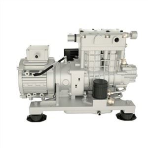 Compresor de aire de pistón de aceite de dos etapas